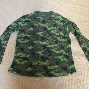 Kids Camouflage Long Sleeve Shirt